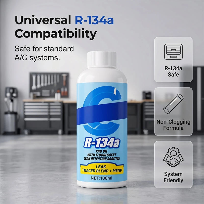 Automotive AC Leak Stop with UV Dye
