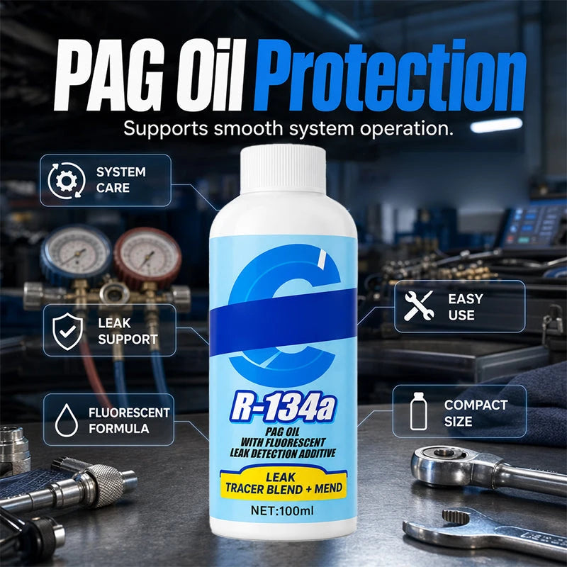 Automotive AC Leak Stop with UV Dye