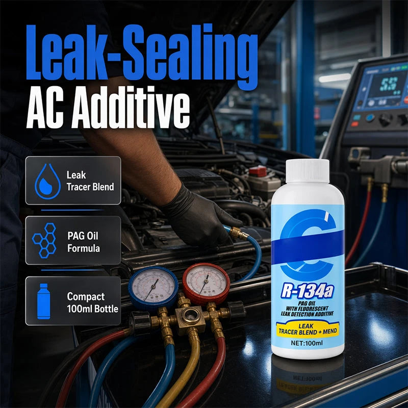 Automotive AC Leak Stop with UV Dye