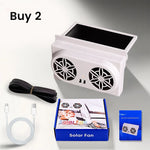 Solar Powered Car Ventilator Fan