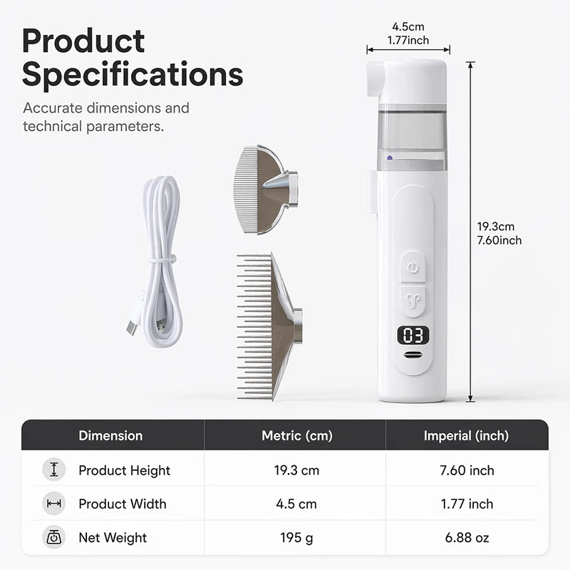 Pet Hair Grooming Comb