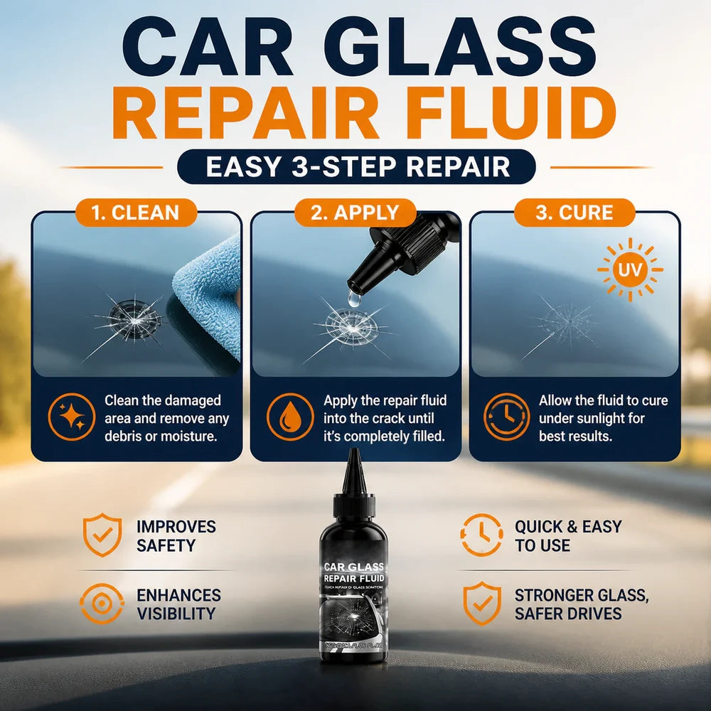 Windshield Crack and Chip Repair Kit