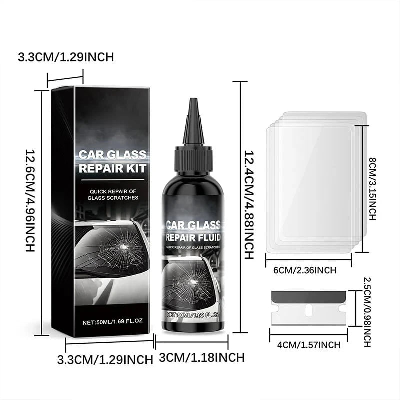 Windshield Crack and Chip Repair Kit