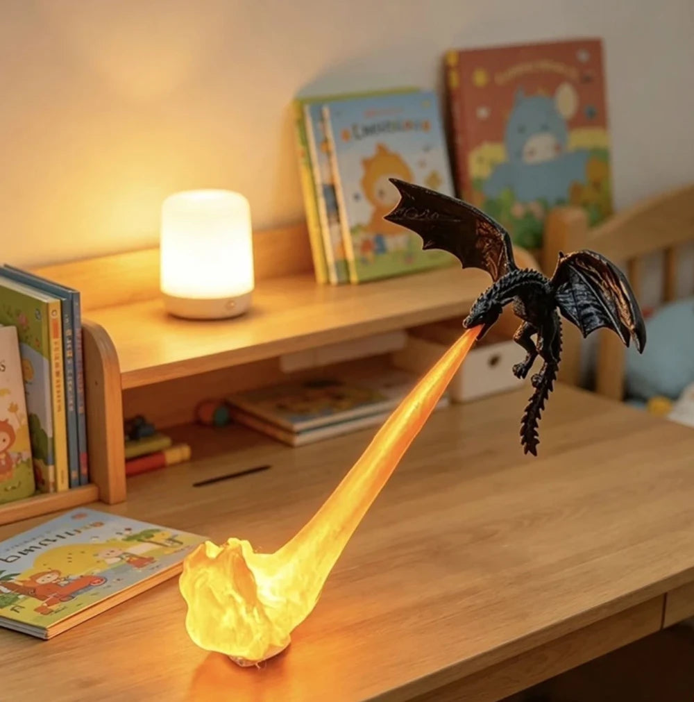 Dragon Breath Flame Night Light