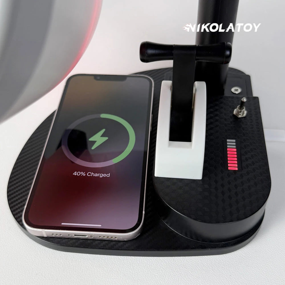 Desktop JetFan with Phone Charging Base