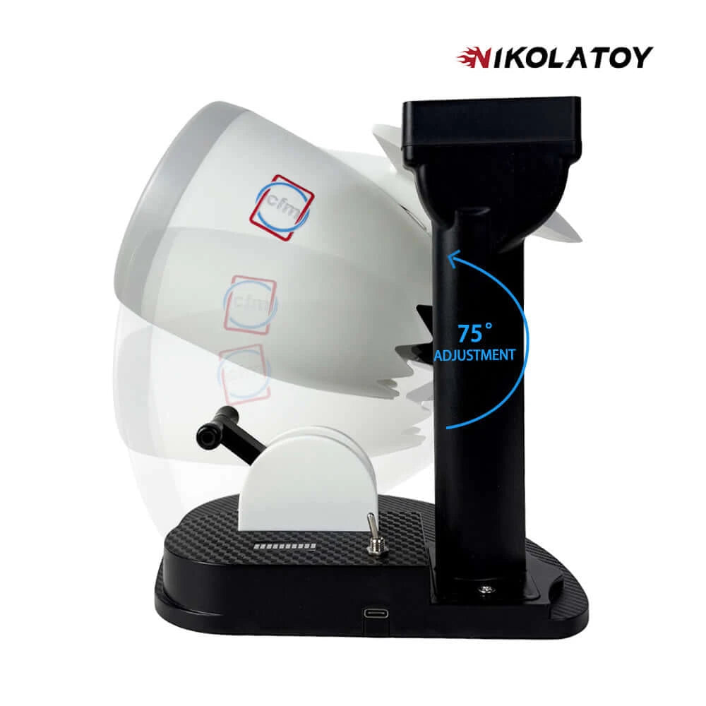 Desktop JetFan with Phone Charging Base