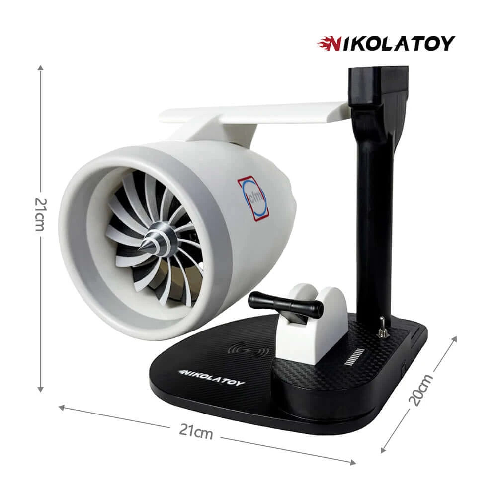 Desktop JetFan with Phone Charging Base