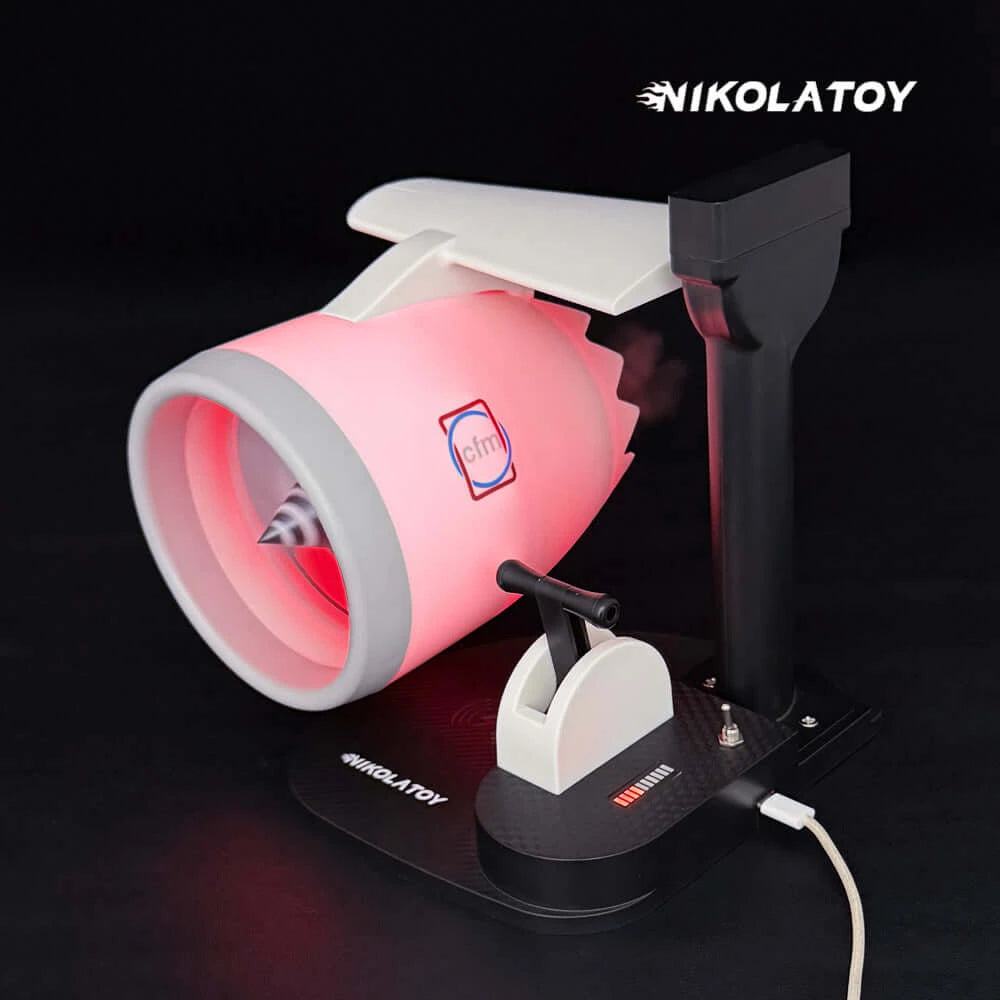 Desktop JetFan with Phone Charging Base