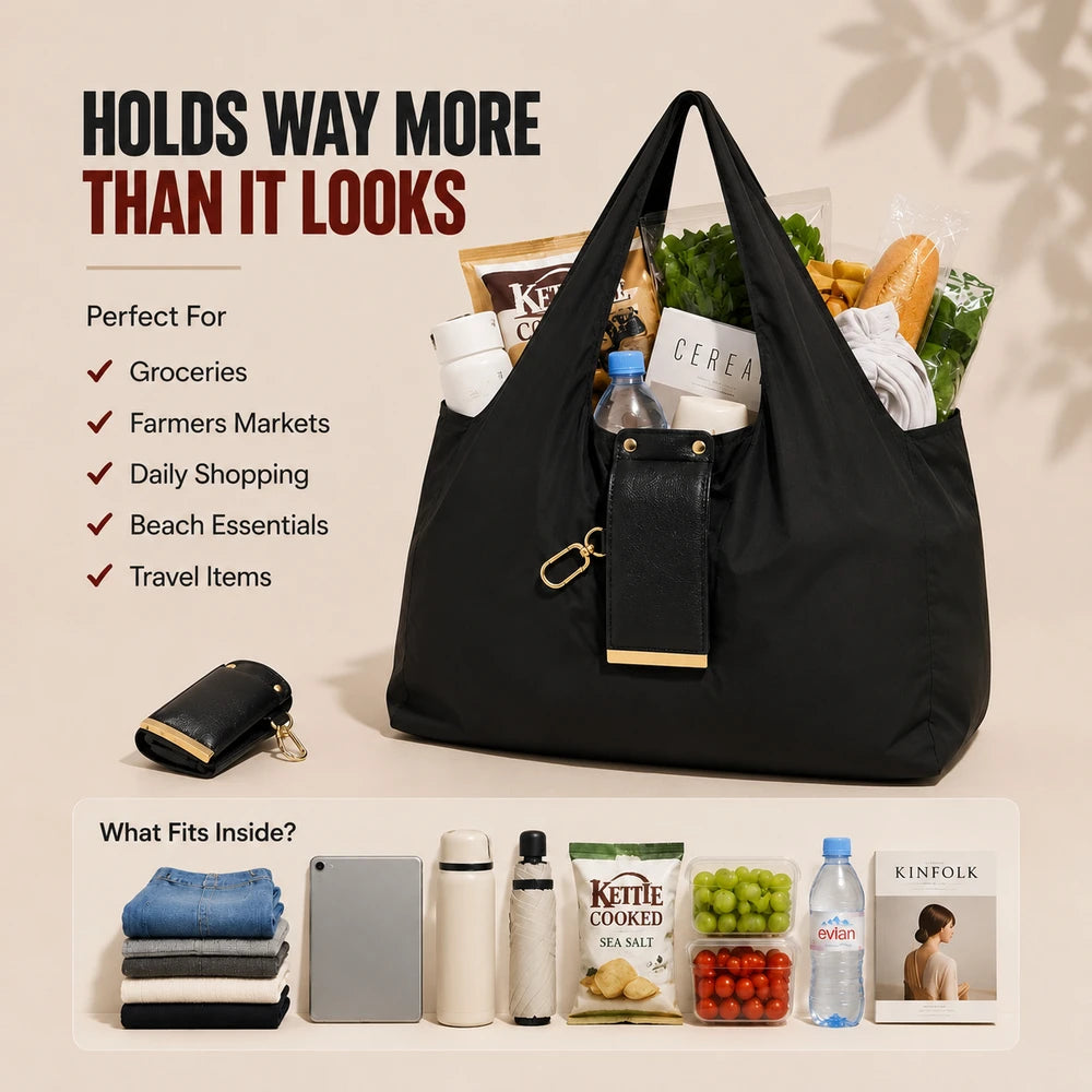 KeyFold Foldable Tote Bag