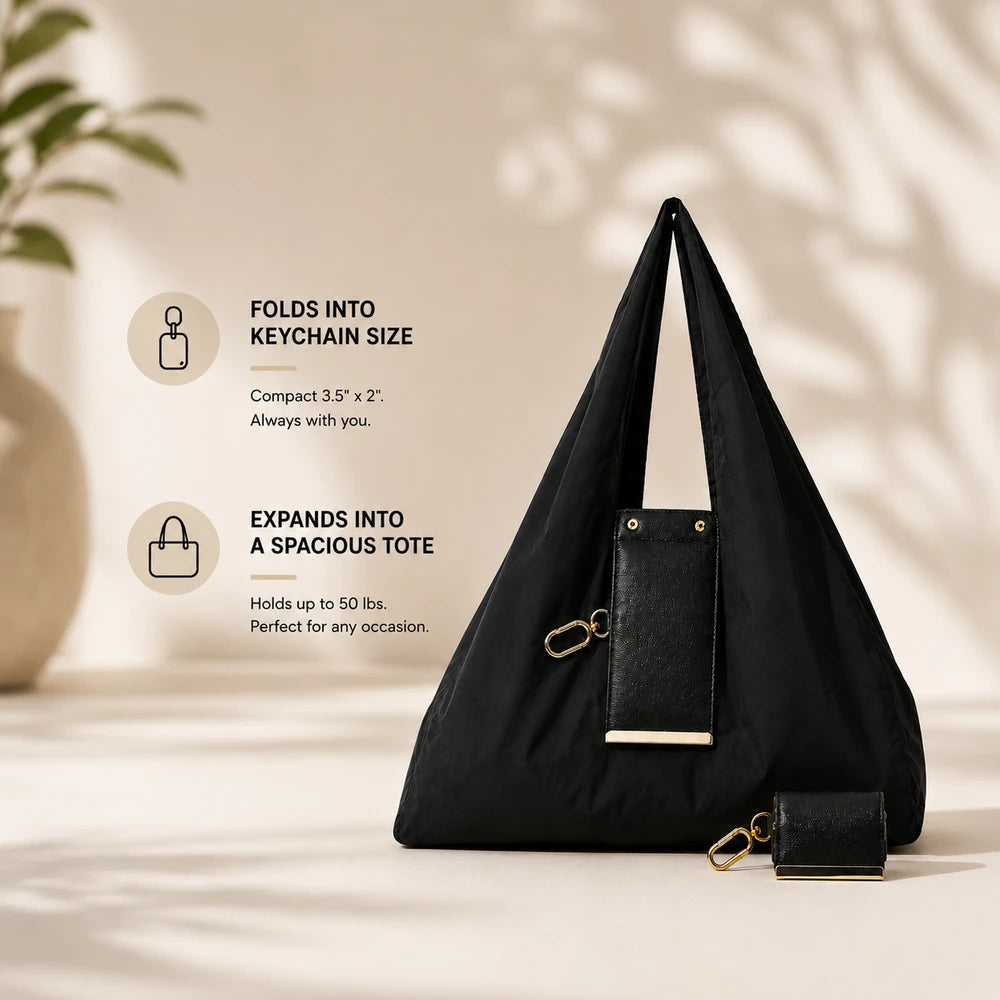 KeyFold Foldable Tote Bag