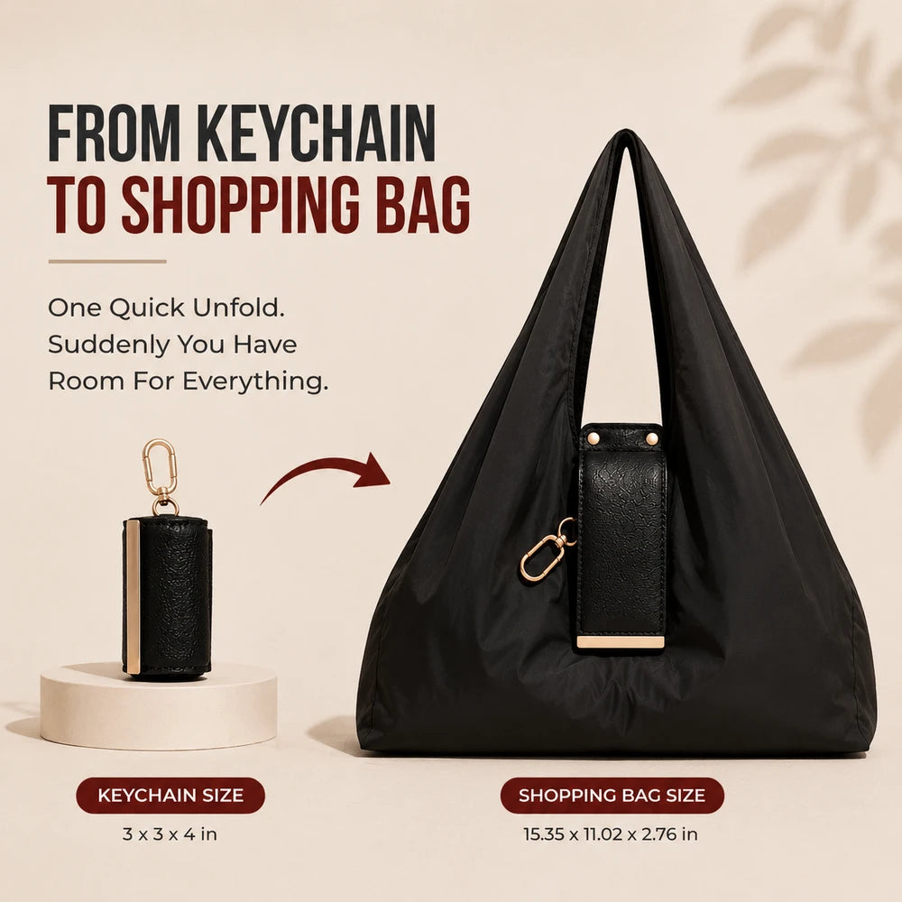 KeyFold Foldable Tote Bag