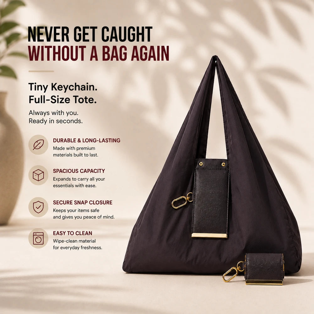 KeyFold Foldable Tote Bag