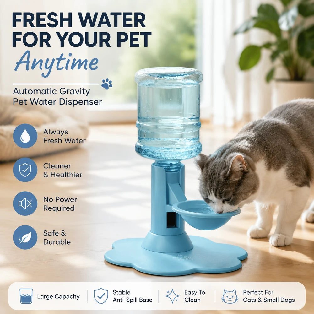 PetFlow Automatic Gravity Pet Water Dispenser