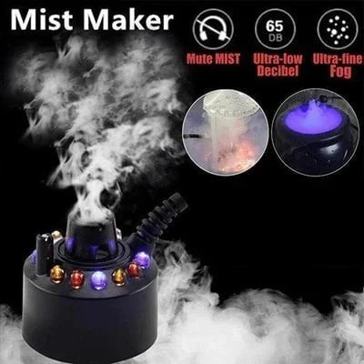 MistGlow 12-LED Ultrasonic Fogger