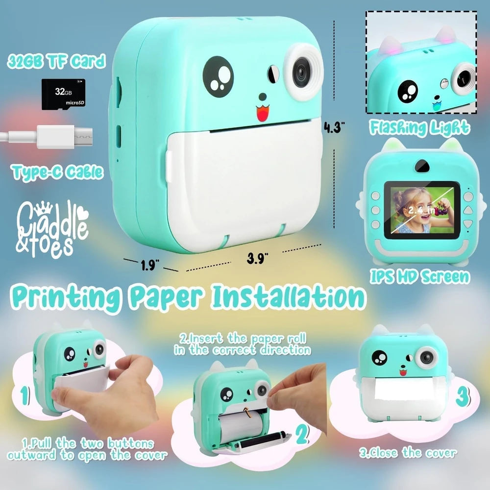 Kidszone Instant Print Camera