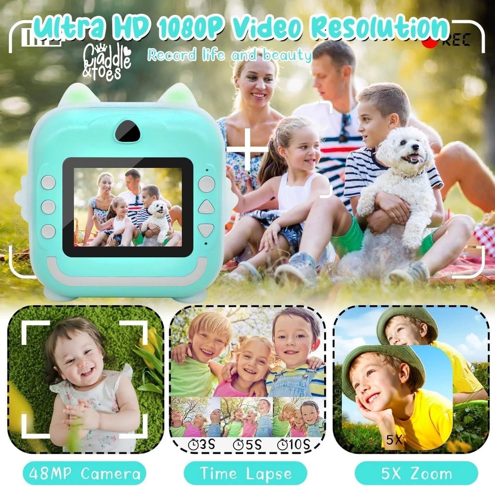 Kidszone Instant Print Camera