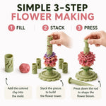Clay Bloom Maker – 3D Flower Craft Kit
