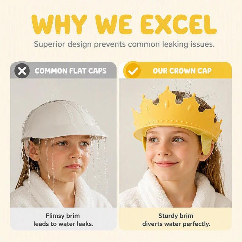 Adjustable Baby Shield Shower Cap