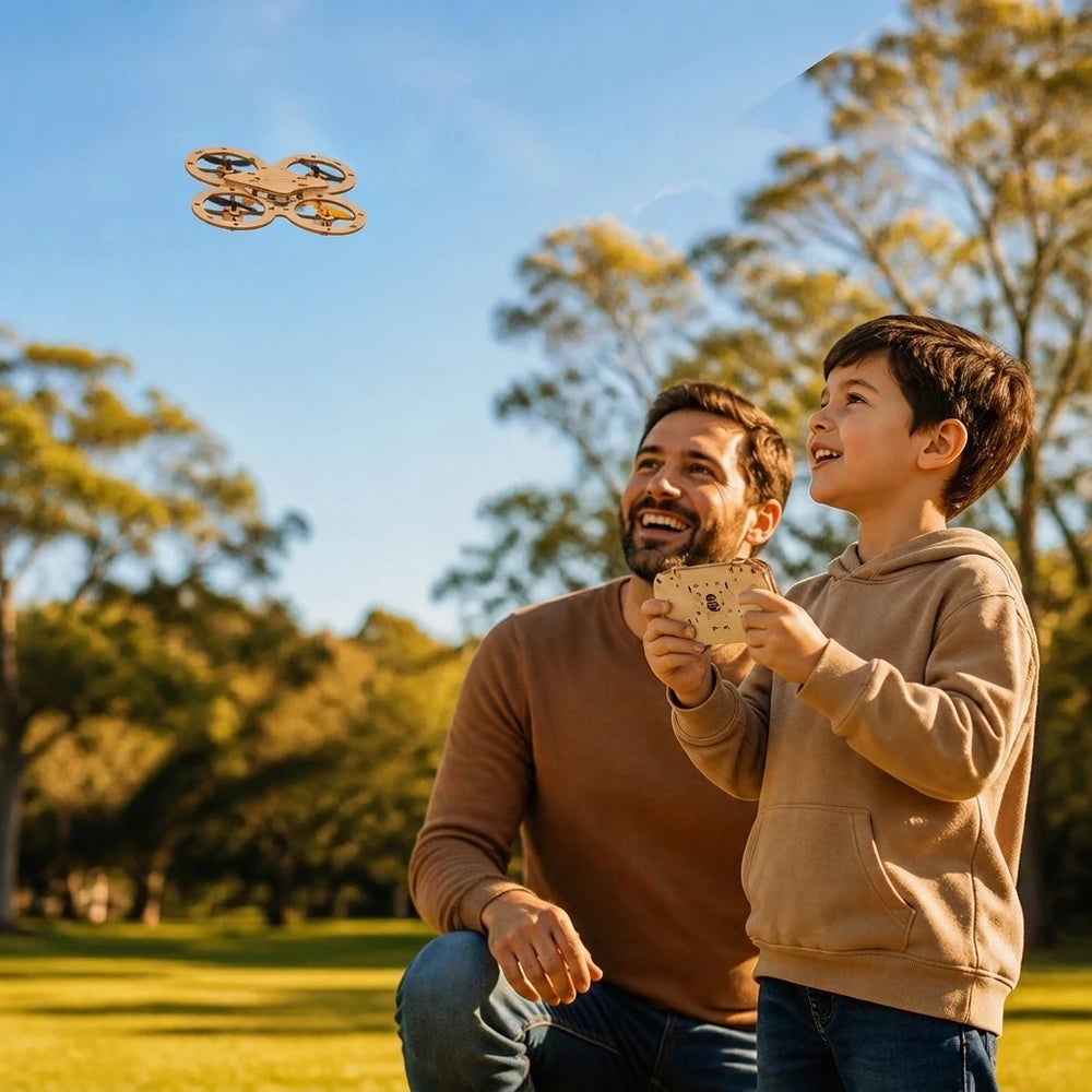 BuildFly DIY Wooden RC Quadcopter Kit