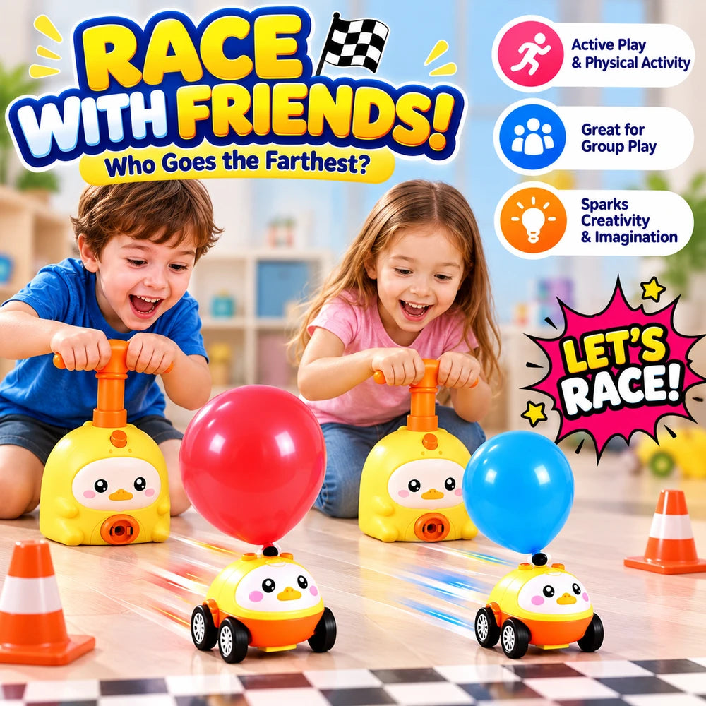 Balloon Powered Launcher Car Toy