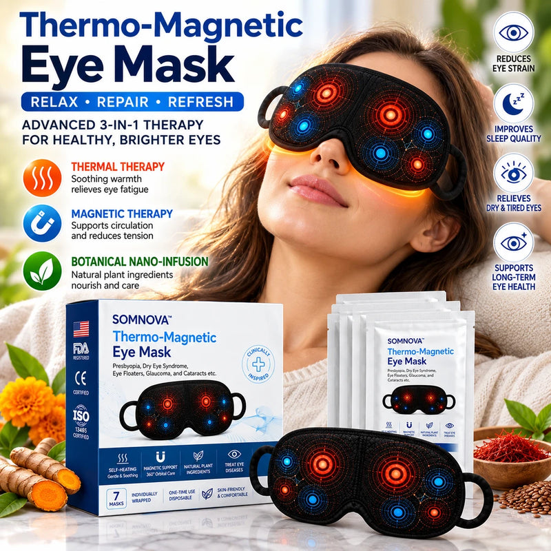 Thermo-Magnetic Heated Eye Relaxation Eye Mask