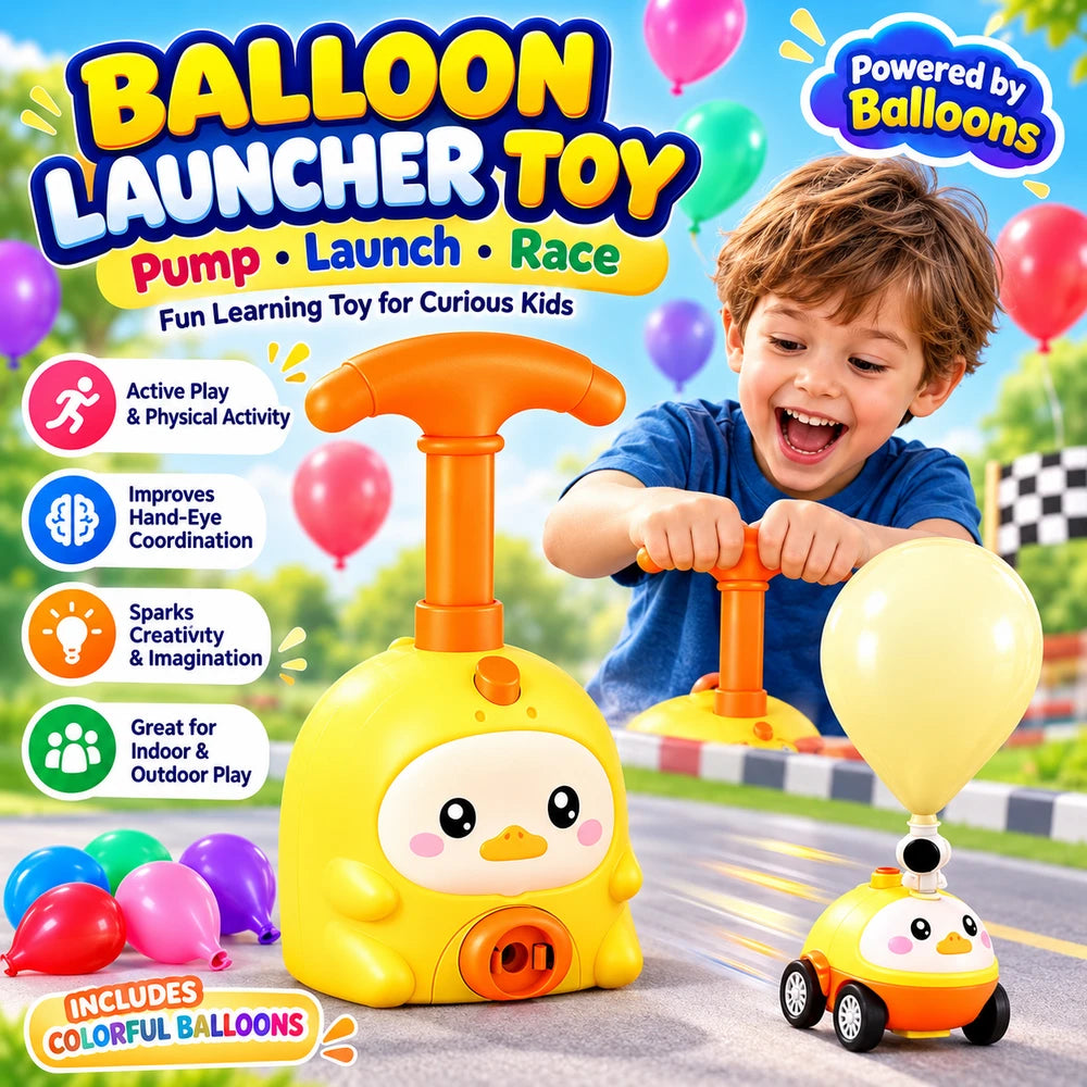 Balloon Powered Launcher Car Toy