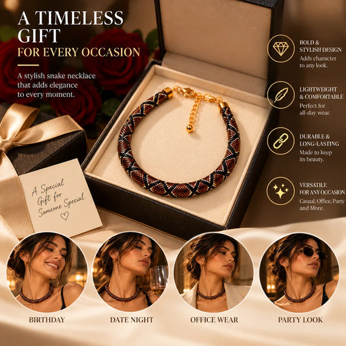 Braided Snake Chain Necklace
