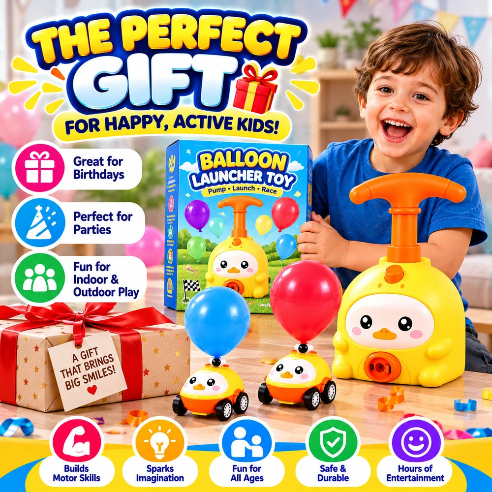 Balloon Powered Launcher Car Toy