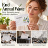 EverSprout Plantable Seed Calendar 2027 – Eco-Friendly Botanical Gift &amp; Grow Kit