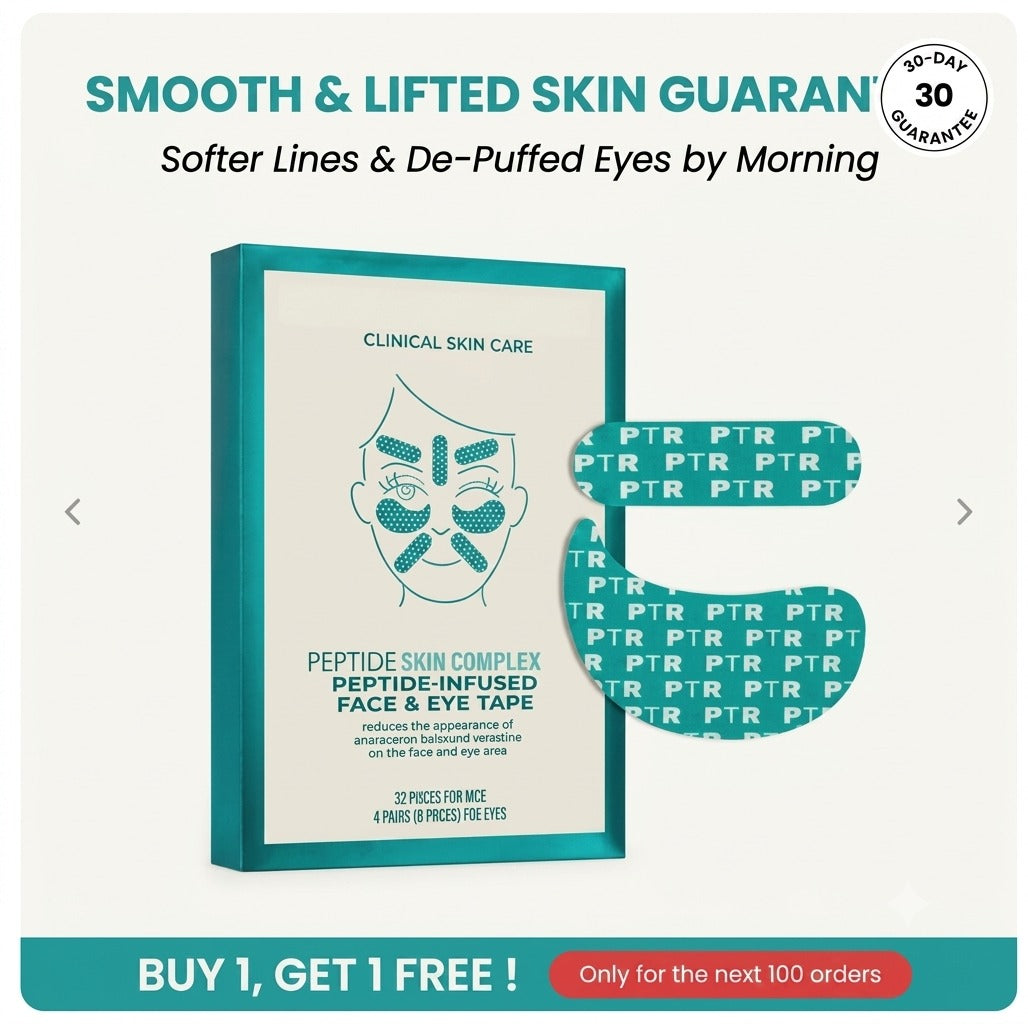 Peptide-Infused Face Tape