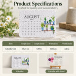 EverSprout Plantable Seed Calendar 2027 – Eco-Friendly Botanical Gift &amp; Grow Kit