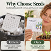 EverSprout Plantable Seed Calendar 2027 – Eco-Friendly Botanical Gift &amp; Grow Kit