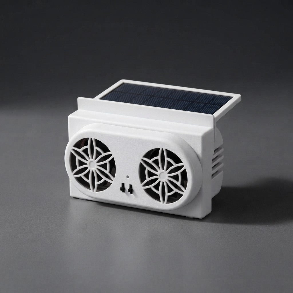 Solar Powered Car Ventilator Fan